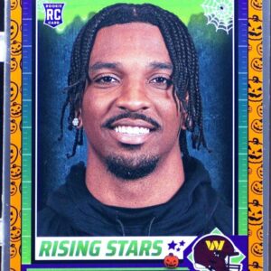 2024 Score-A-Treat Jayden Daniels RC #26 Commanders Rising Stars Orange Pumpkin