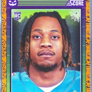 2024 Score-A-Treat Jaylen Wright RC #27 Dolphins Rising Stars Orange Pumpkin