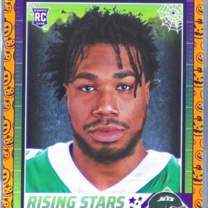 2024 Score-A-Treat Malachi Corley RC #36 Jets Rising Stars Orange Pumpkin