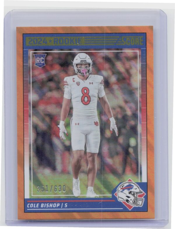 2024 Score Cole Bishop Lava /630 400 Bills