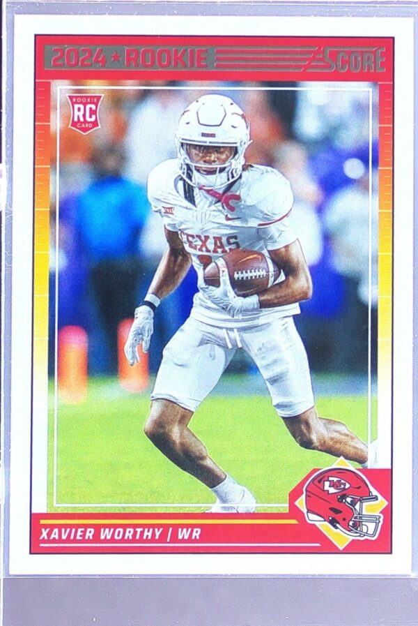 2024 Score Xavier Worthy RC #324 Chiefs
