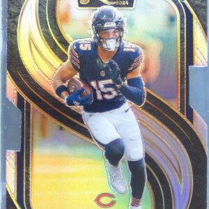 2024 Select Rome Odunze Silver Prizm Die Cut RC #136 Bears
