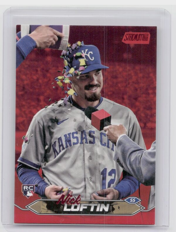 2024 Stadium Club Nick Loftin Red Foil #106 Royals