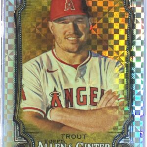 2024 Topps Allen & Ginter Mike Trout Chrome X Fractors #280 Angels