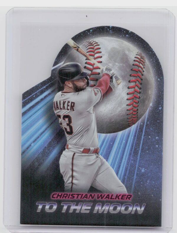 2024 Topps Big League Christian Walker #TM-30 Diamondbacks To the Moon Die Cuts