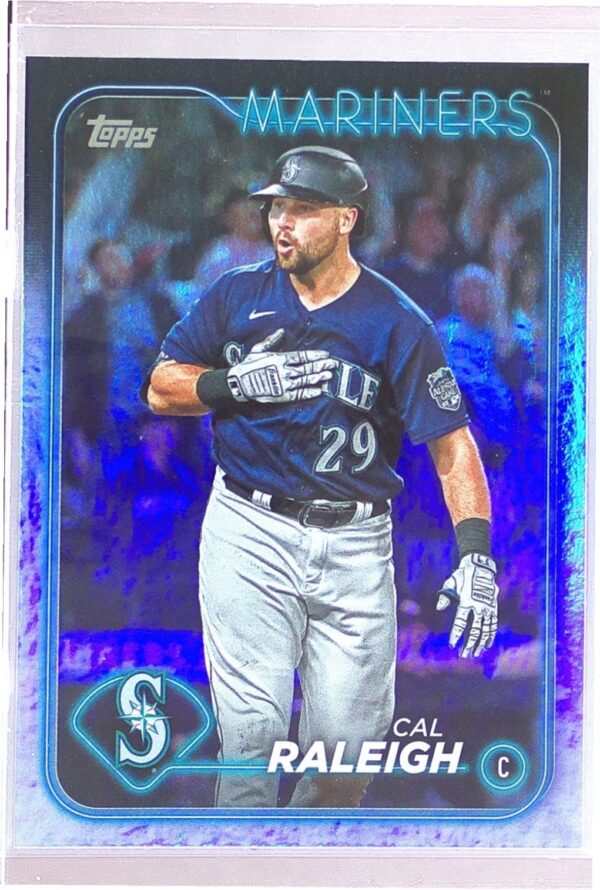 2024 Topps Cal Raleigh Rainbow Foil #122 Mariners