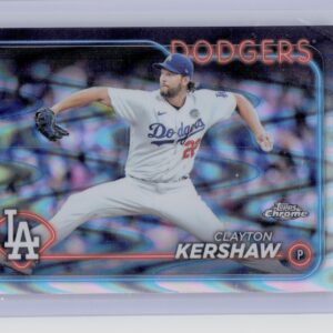 2024 Topps Chrome Clayton Kershaw Raywave Refractors #110 Dodgers