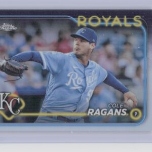 2024 Topps Chrome Cole Ragans Refractors #186 Royals