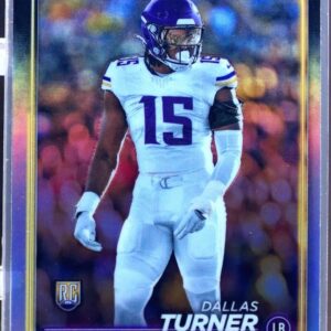 2024 Topps Chrome Dallas Turner Refractor RC #221 Vikings