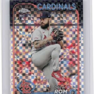 2024 Topps Chrome Drew Rom X Fractors RC #195 Cardinals
