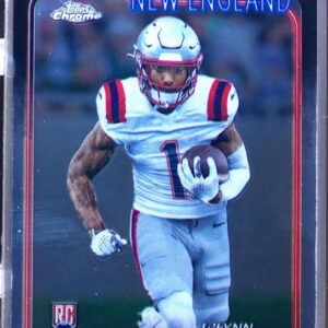 2024 Topps Chrome Ja’Lynn Polk RC #220 Patriots