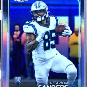 2024 Topps Chrome Ja'Tavion Sanders Refractor RC #223 Panthers