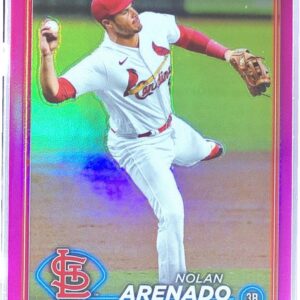 2024 Topps Chrome Nolan Arenado Pink Refractors #215 Cardinals