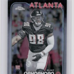 2024 Topps Chrome Ruke Orhorhoro RC 279 Falcons