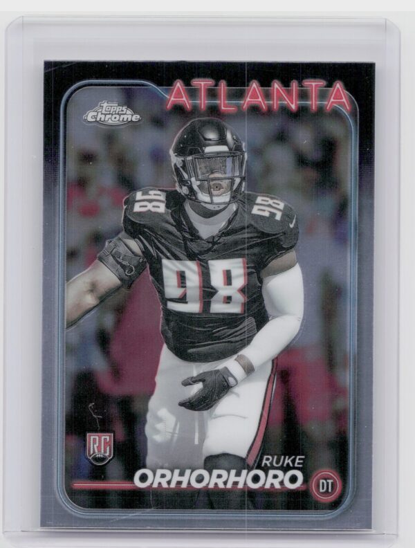2024 Topps Chrome Ruke Orhorhoro RC 279 Falcons
