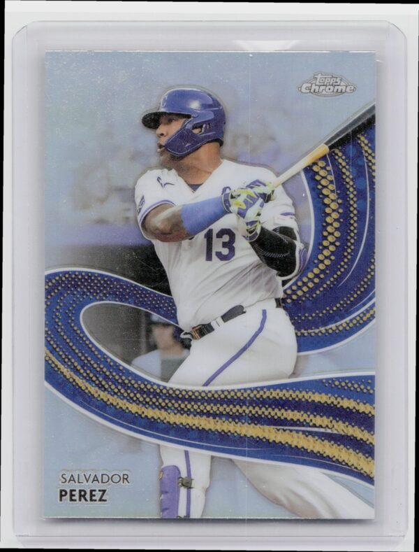2024 Topps Chrome Salvador Perez #S-19 Royals Strokes