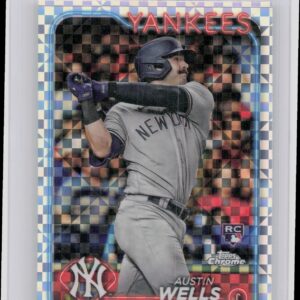2024 Topps Chrome Update Austin Wells X Fractors #USC197 Yankees