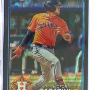 2024 Topps Chrome Update Victor Caratini Black RayWave Refractors /10 #USC73