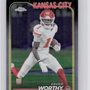 2024 Topps Chrome Xavier Worthy RC 208 Chiefs