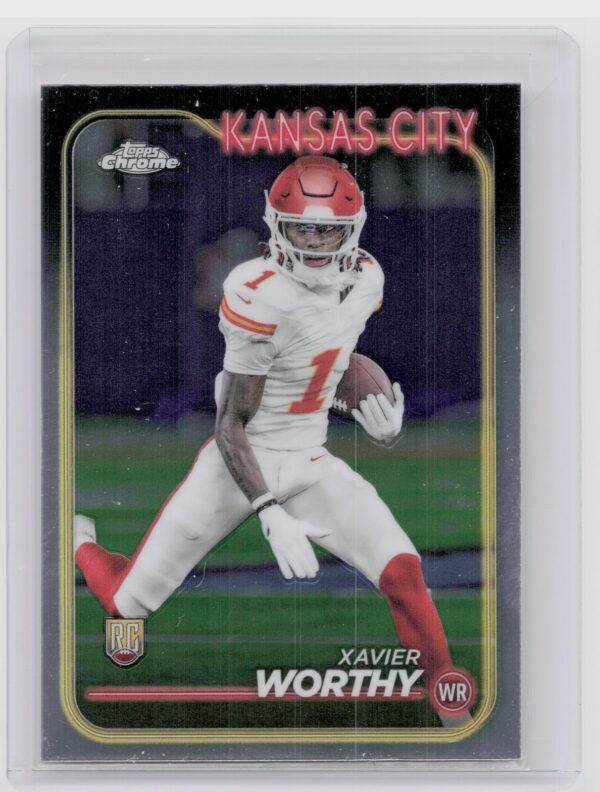 2024 Topps Chrome Xavier Worthy RC 208 Chiefs