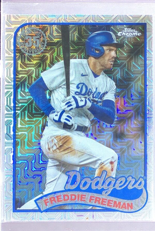 2024 Topps Freddie Freeman #T89C-45 Dodgers 1989 35th Anniversary Mojo
