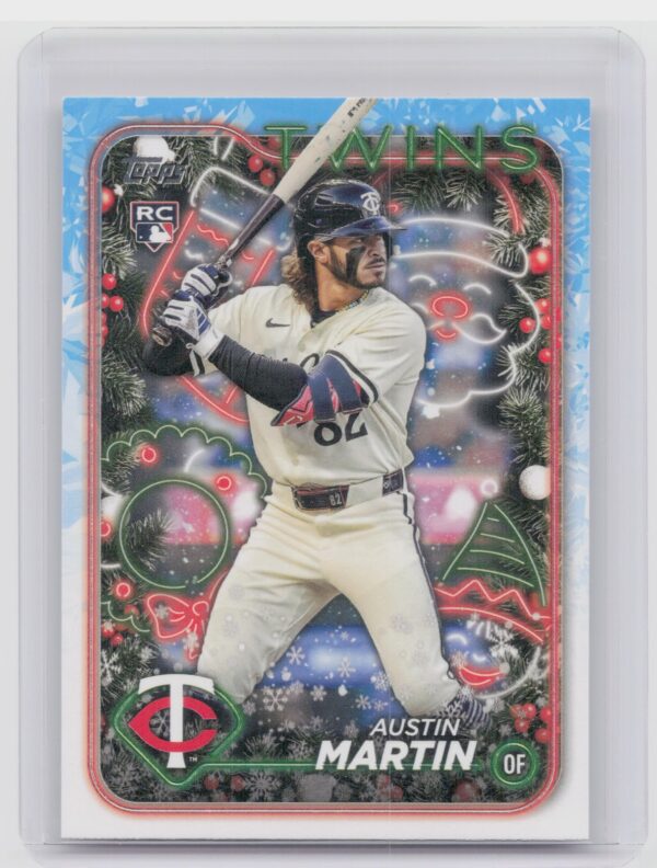 2024 Topps Holiday Austin Martin Rookie H67 Twins