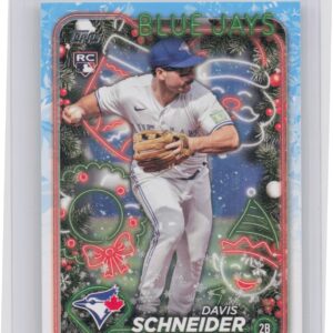2024 Topps Holiday Davis Schneider Rookie #189 Blue Jays