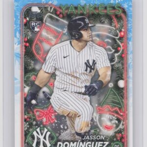 2024 Topps Holiday Jasson Domínguez RC #H75 Yankees