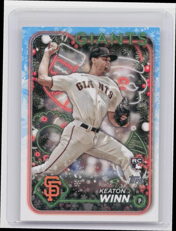 2024 Topps Holiday Keaton Winn RC #H164 Giants