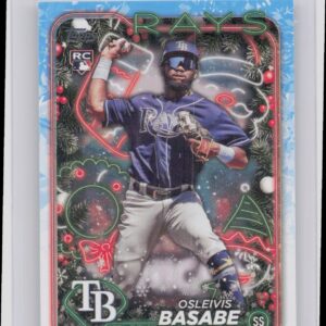 2024 Topps Holiday Osleivis Basabe #H118 Rays