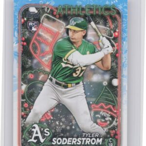 2024 Topps Holiday Tyler Soderstrom Rookie H127 Athletics