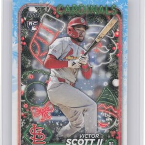 2024 Topps Holiday Victor Scott II Rookie H105 Cardinals