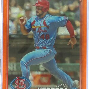 2024 Topps Ivan Herrera Orange Crackle Foil /299 #681 Cardinals
