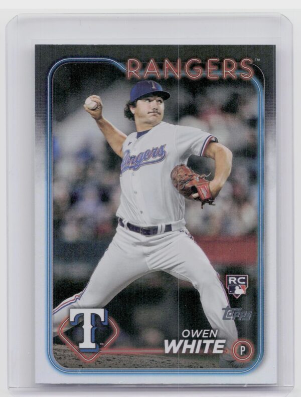 2024 Topps Owen White RC #5 Rangers