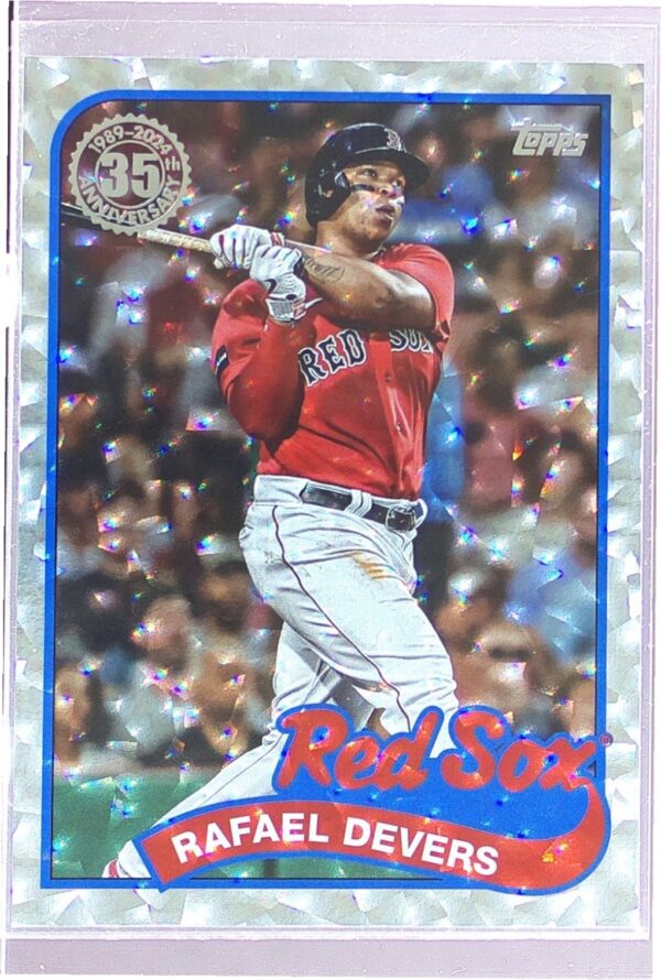 2024 Topps Rafael Devers #89B-61 Sox 1989 35th Anniversary Foil