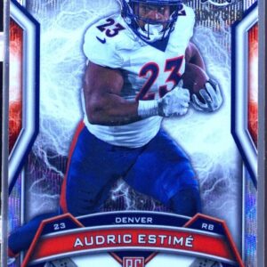 2024 Topps Resurgence Audric Estime Surge /399 #126 Broncos