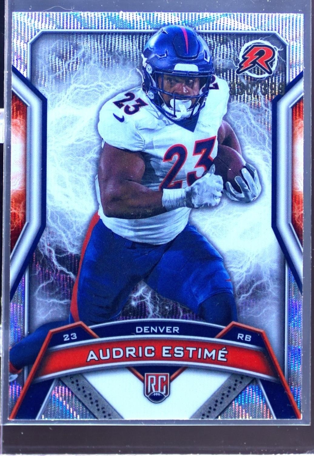 2024 Topps Resurgence Audric Estime Surge /399 #126 Broncos