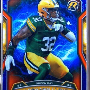 2024 Topps Resurgence MarShawn Lloyd Blue & Orange Spark RC #132 Packers