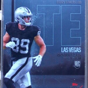 2024 Topps Signature Class Brock Bowers RC #RCV-69 Raiders Base Chrome VAR