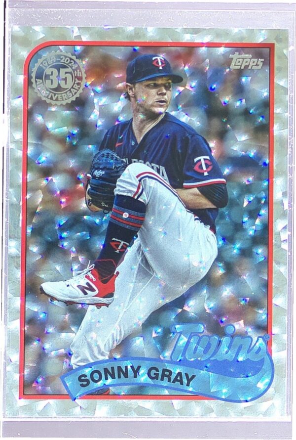 2024 Topps Sonny Gray #89B-75 Twins 1989 Topps Baseball 35th Anniversary Foil