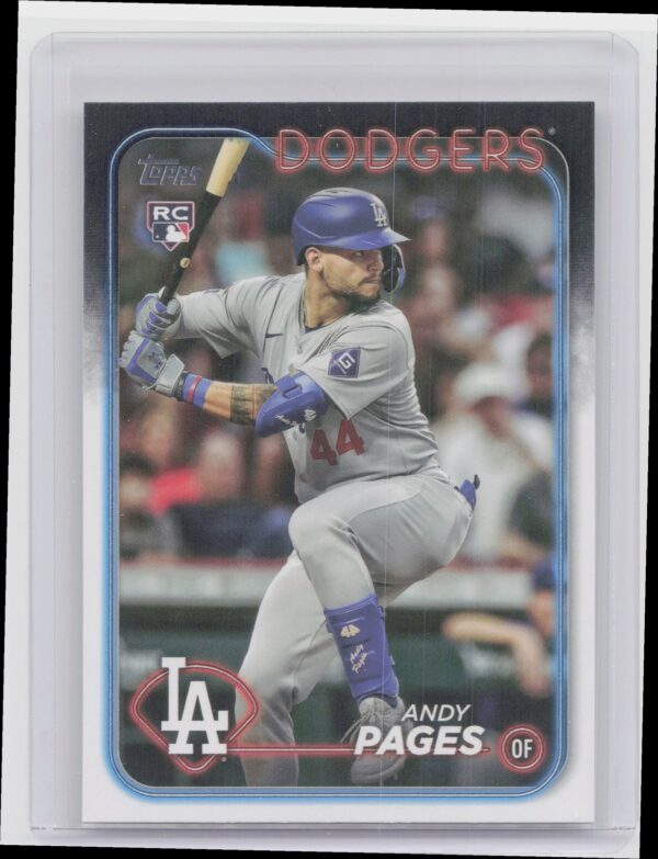 2024 Topps Update Andy Pages RC #US221 Dodgers