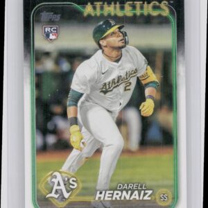 2024 Topps Update Darell Hernaiz RC #US132 Athletics