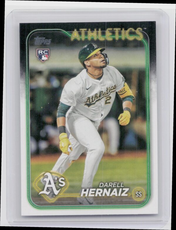 2024 Topps Update Darell Hernaiz RC #US132 Athletics