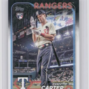 2024 Topps Update Evan Carter RC #US58 Rangers