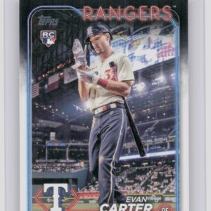 2024 Topps Update Evan Carter RC #US58 Rangers