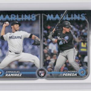 2024 Topps Update Jhonny Pereda  / Emmanuel Ramirez RC #US185 Marlins