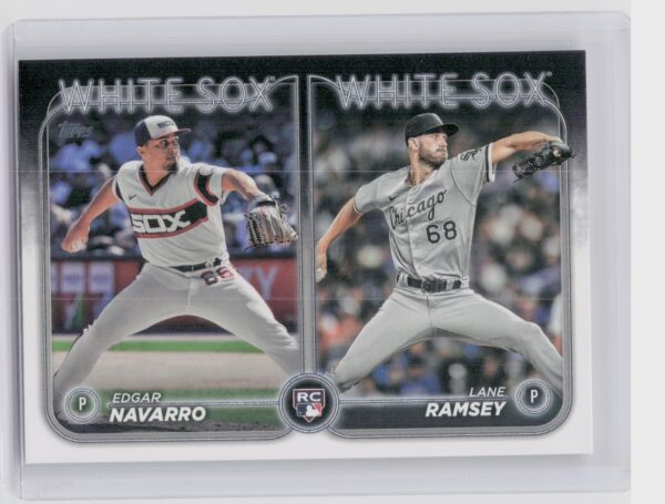 2024 Topps Update Lane Ramsey  / Edgar Navarro RC #US128 Sox