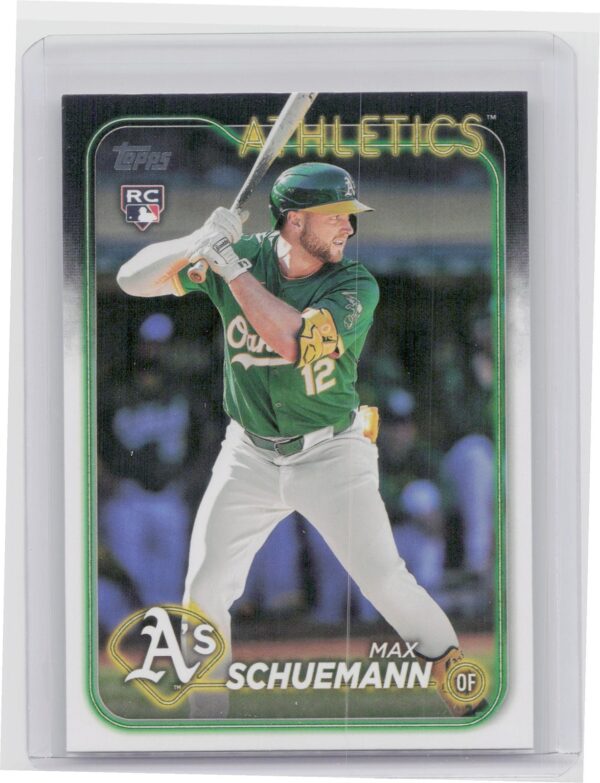 2024 Topps Update Max Schuemann RC #US220 Athletics
