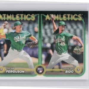 2024 Topps Update Osvaldo Bido  / Tyler Ferguson RC #US69 Athletics