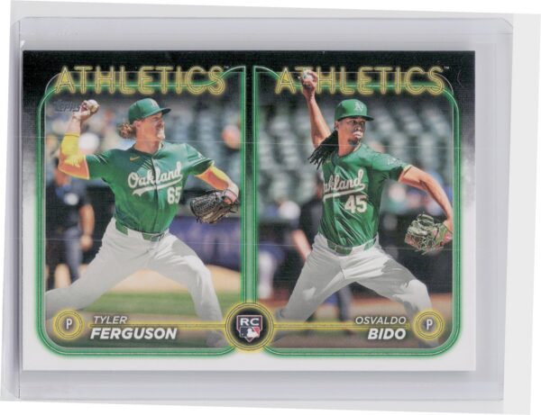 2024 Topps Update Osvaldo Bido  / Tyler Ferguson RC #US69 Athletics